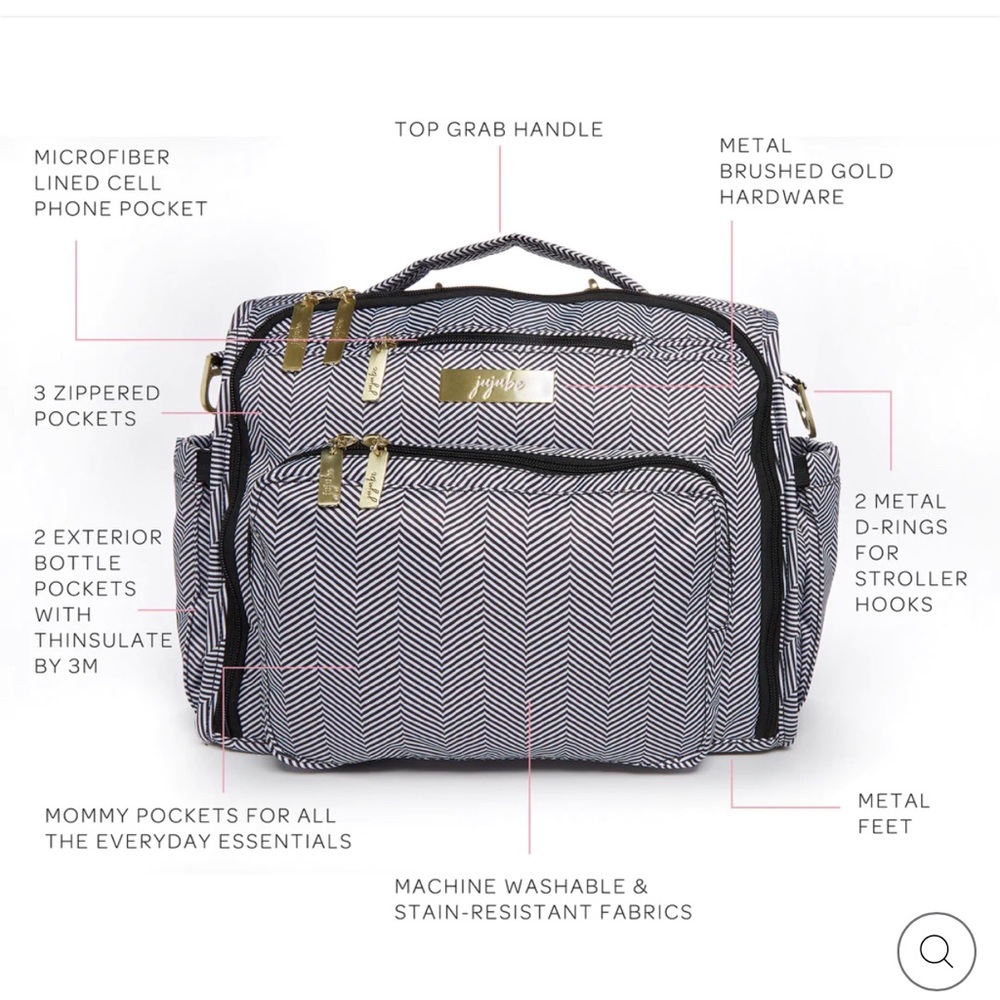 Jujube Queen of the Nile diaperbag - Picture 12 of 13